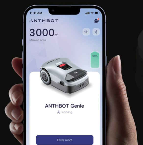 Auf diesem Bild ist das Handy mit der geöffneten App zu sehen.
