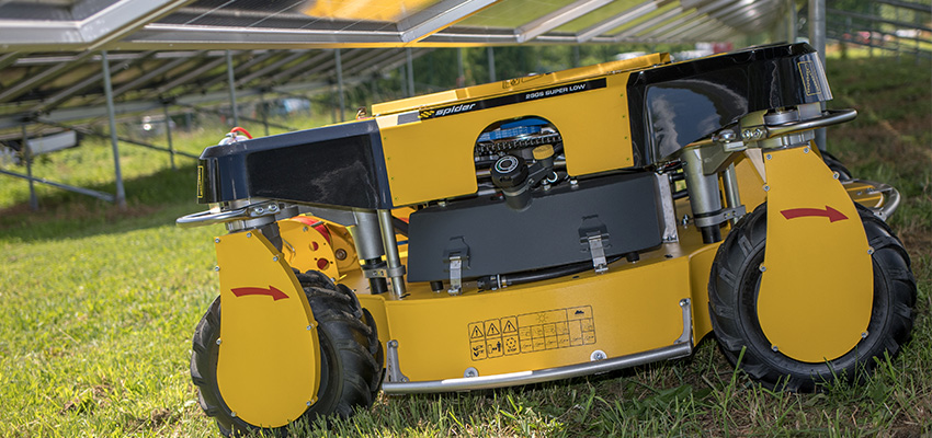 Spider 2SGS SUPERLOW EFI Großflächenmäher und Böschungsmäher ohne Seilwinde mit Schleuderwendung