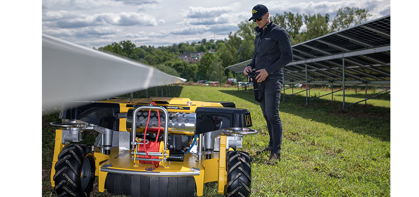 Spider 2SGS SUPERLOW EFI Großflächenmäher und Böschungsmäher mit Seilwinde und mit Schleuderwendung