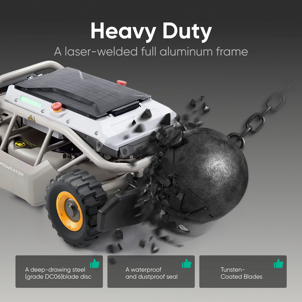 Mowrator S1 4WD Pro (18Ah) Breitreifen-Version