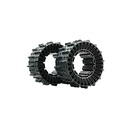 Mowrator S1 4WD Pro (18Ah) Set mit verformbaren Reifen, 100% Steigung