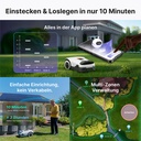 Anthbot Genie 800 Drahtloser Mähroboter mit RTK und 4 Kamera 3D Vision 4G Connect bis 1500 qm