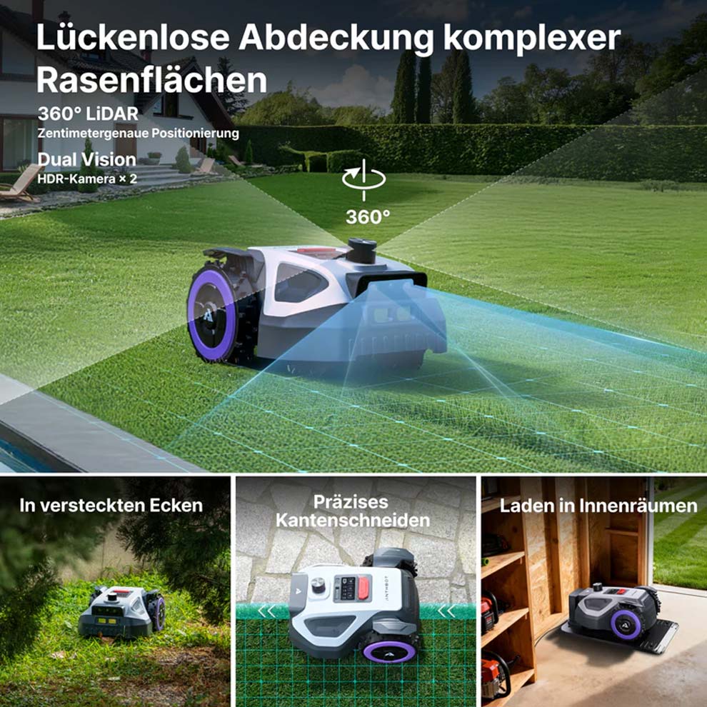 Anthbot M5 LiDAR 360° Smart-Mähroboter
