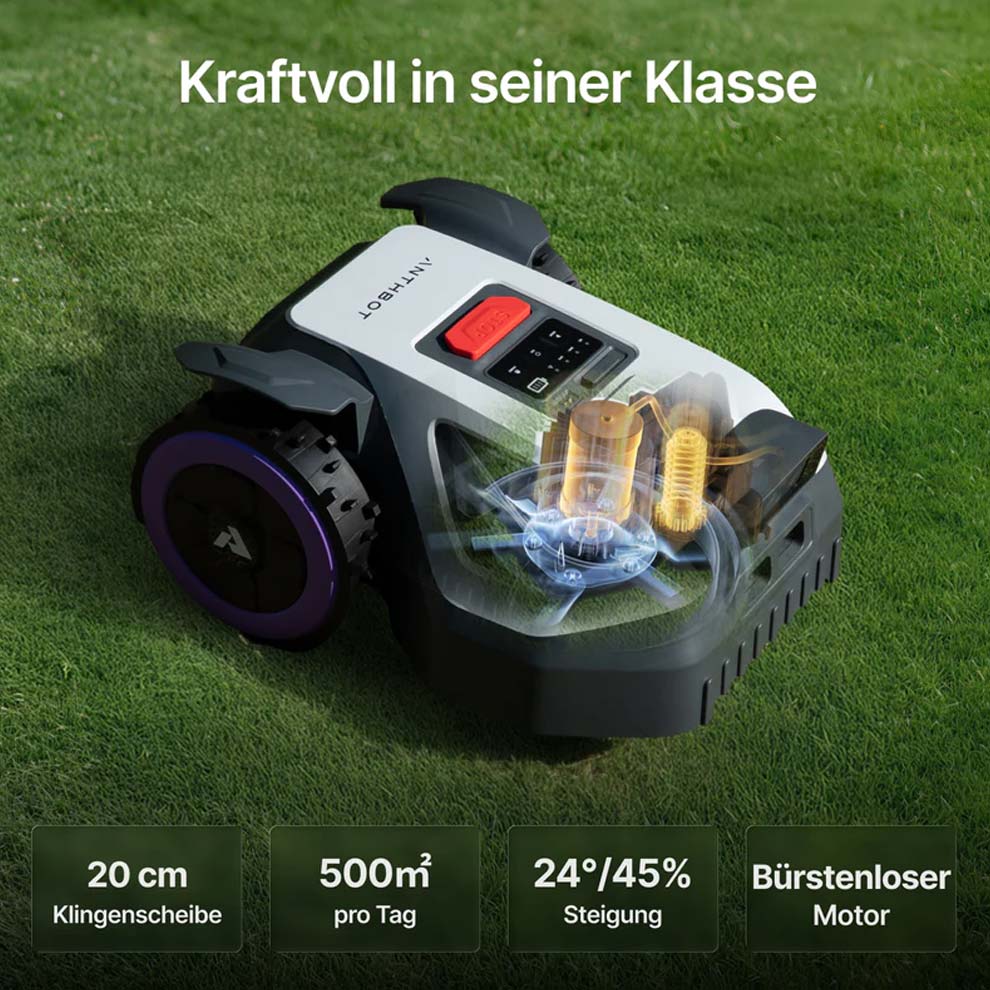 Anthbot M5 LiDAR 360° Smart-Mähroboter