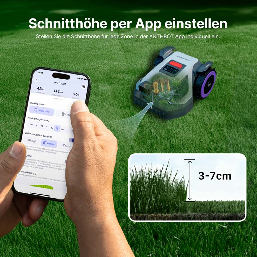 Anthbot M5 LiDAR 360° Smart-Mähroboter
