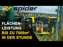 Spider 2SGS EFI Großflächenmäher und Böschungsmäher mit Seilwinde und Schleuderwendung