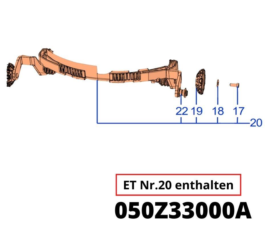 Stufensensor Rahmen komplett mit Rädern