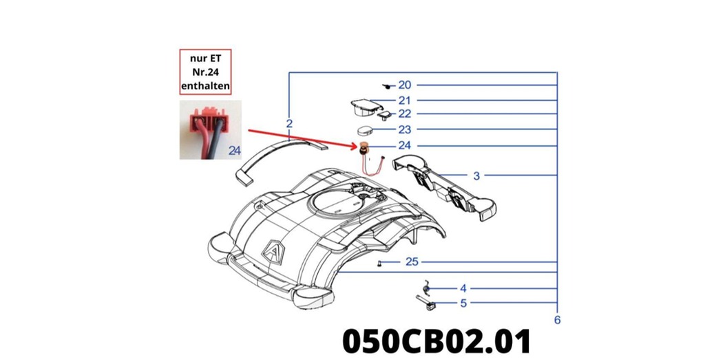 TECH L6 und S6 Ladebuchse mit Kabel