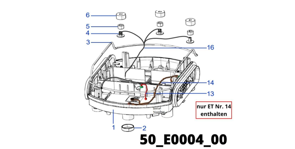 TECH L6 und S6 Kabel Akku zum Mainboard