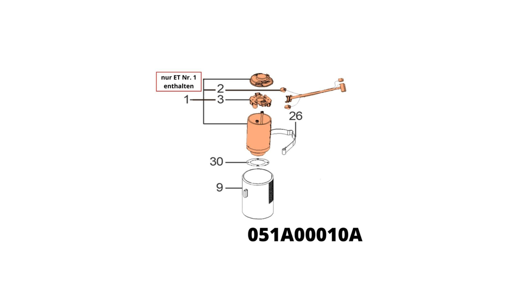 Messermotor bürstenlos  TECH Z2, Z3, Next 2.5 und Pro 25 (NICHT Next 2.9!)
