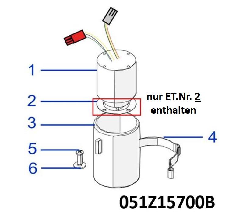 Messermotor Dichtung ersetzt durch T2L29Z00090A