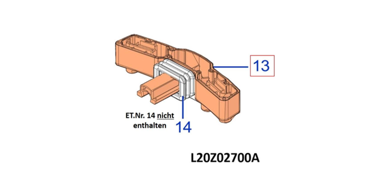 TECH Next X2 Stoßsensor Body leer