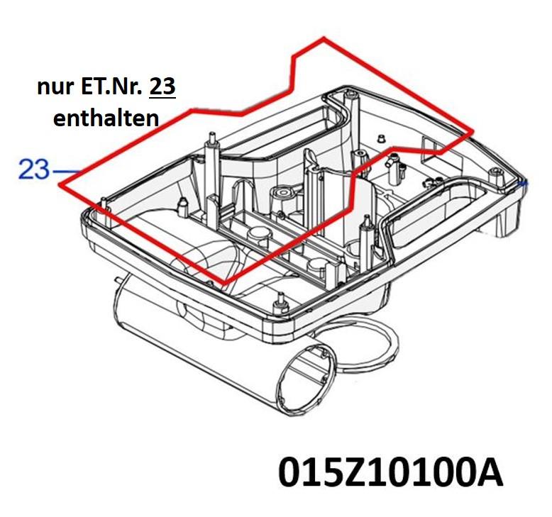 Dichtung Chassis TECH D1/X2 Serien