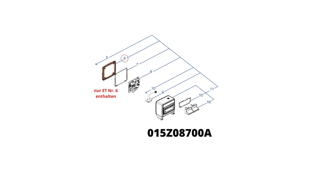 TECH Next X2 Transmitter Box Deckel hinten