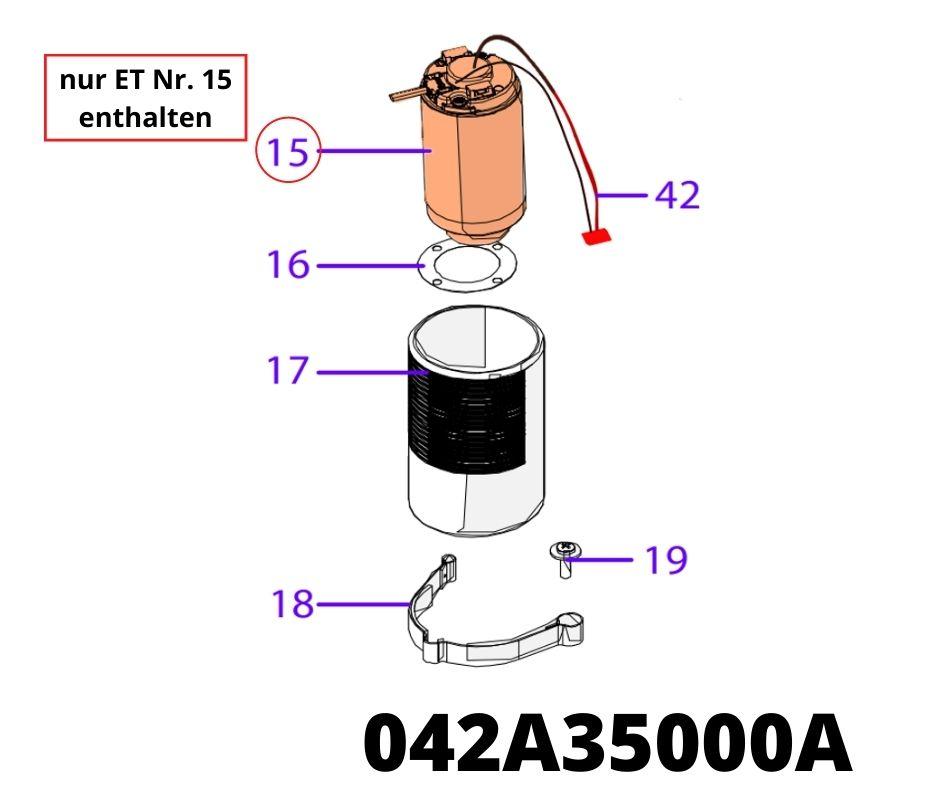 Tech Messermotor inkl. Adapterkabel
