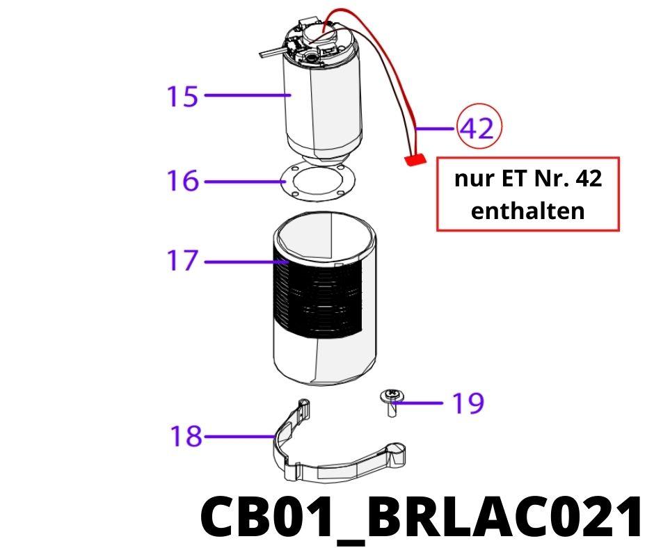 TECH NEXT BX4 Kabel Mähmotor zu Mainboard