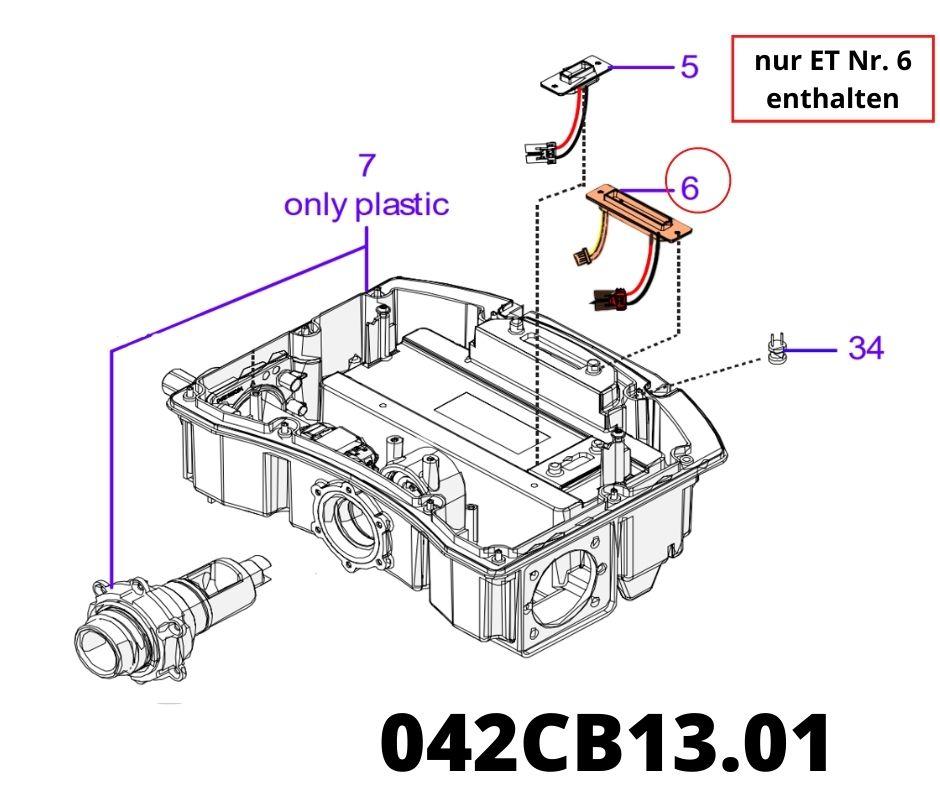 TECH NEXT BX4 Ladeadapter inkl. Kabel zum Mainboard