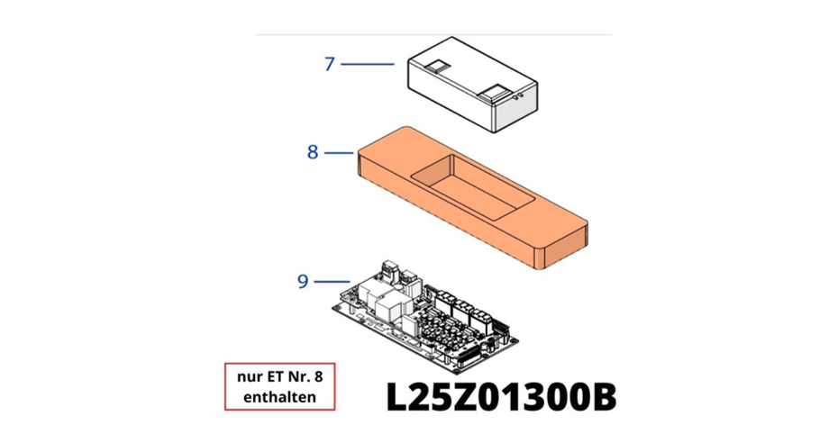 TECH NEXT X 2.5 Halterung Akku