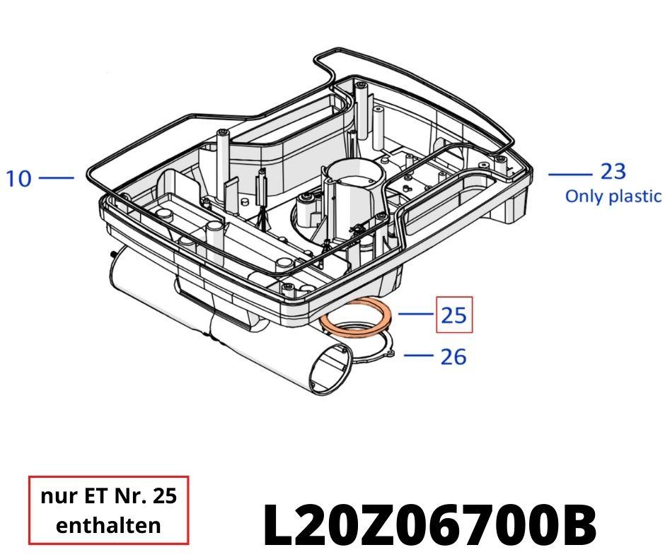 TECH NEXT X 2.5 Chassis Mähwerk Dichtung