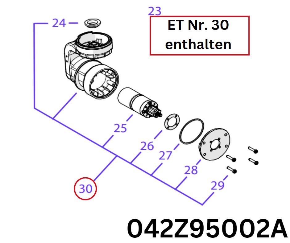 TECH Frontrad-Baugruppe BX4 4WD, LX4 4WD, LX6 4WD