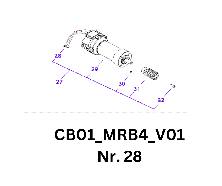 Kabel Antriebsmotor hinten