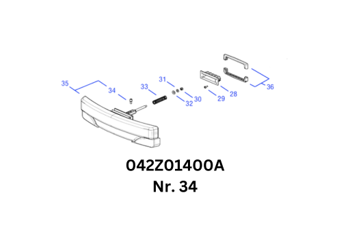 Pin mit Magnet TECH LX4 4WD, TECH LX6 4WD