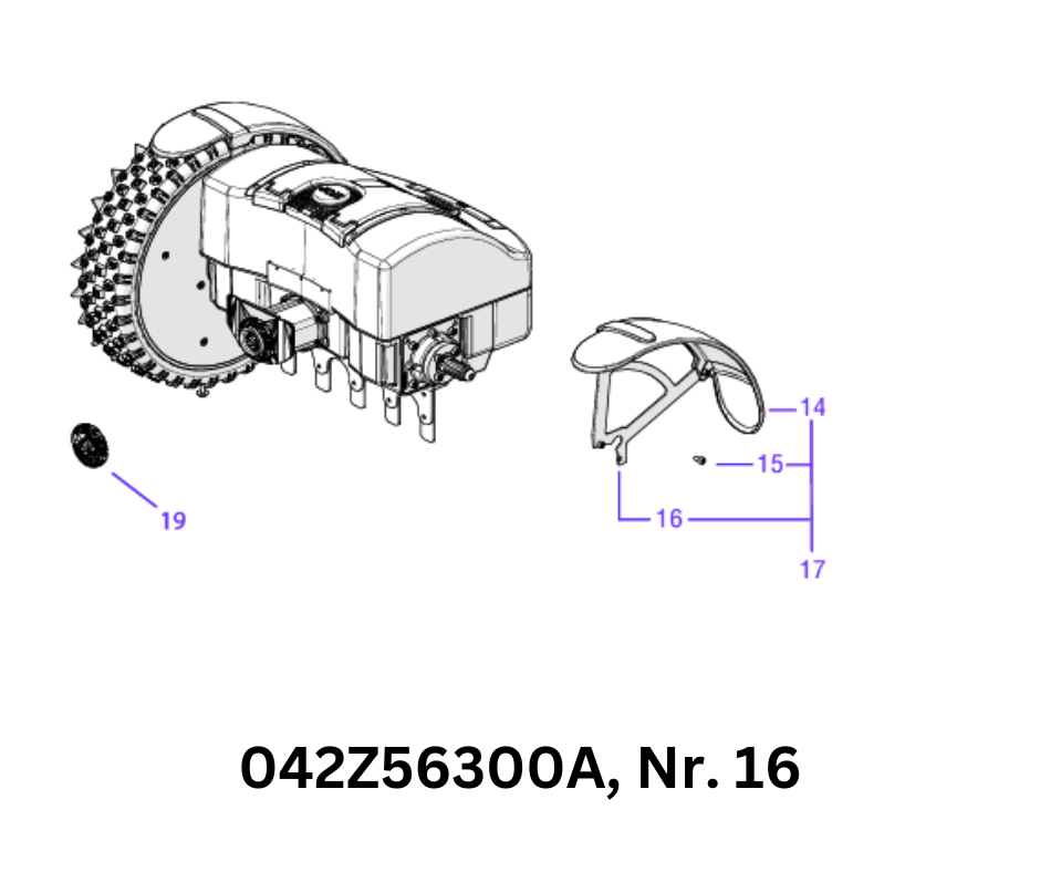 Radschutz Halterung TECH LX4 4WD, TECH LX6 4WD