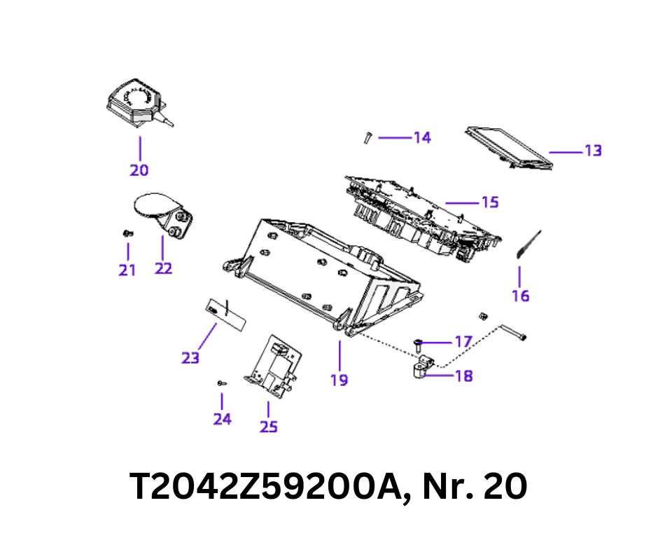 GPS-Antennen-KIT für TECH LX6 4WD, LX4 4WD, LX4 RTK