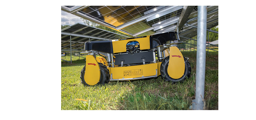 Spider 2SGS SUPERLOW EFI Großflächenmäher und Böschungsmäher ohne Seilwinde, Solarpark Pflege