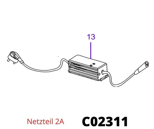 [T2C02311] TECH Line Netzteil 2.3 A