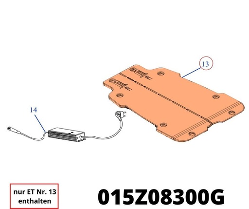 [T2015Z08300G] Tech Line X2 Serie Bodenplatte Ladestation