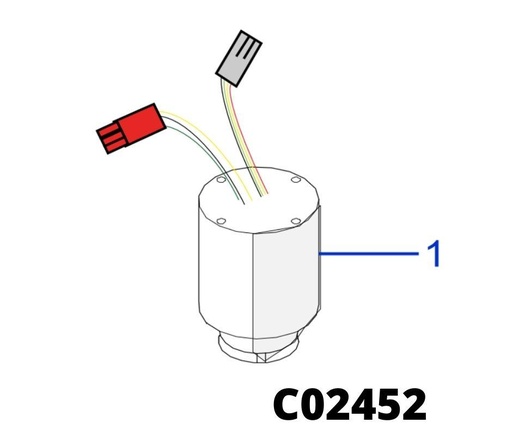 [T2C02452] TECH L6 und S6 Messermotor komplett