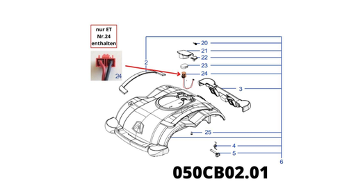 [T2050CB02.01] TECH L6 und S6 Ladebuchse mit Kabel