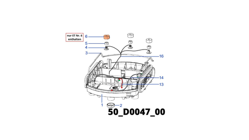 [T250_D0047_00] TECH L6 und S6 Gras Sensor fixierung Manschette außen