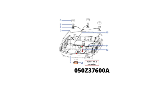 [T2050Z37600A] TECH L6 und S6 Gras Sensor Metallring