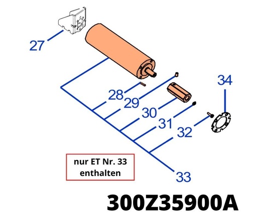 [T2300Z35900A] Tech Antriebsmotor Pro 35