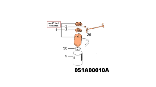 [T2051A00010A] Messermotor bürstenlos  TECH Z2, Z3, Next 2.5 und Pro 25 (NICHT Next 2.9!)