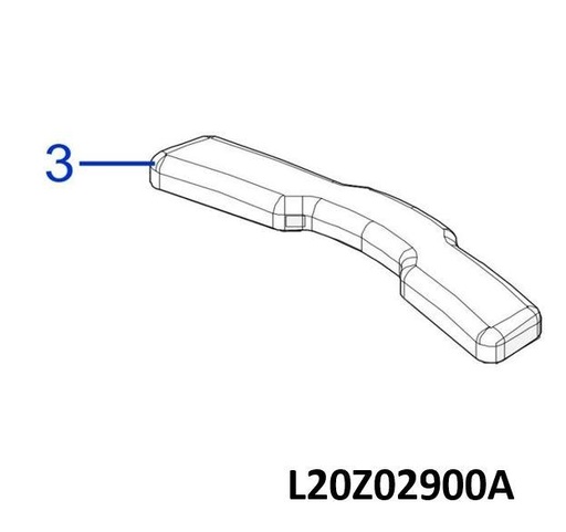 [T2L20Z02900A] TECH Next X2 Stoßsensor Abdeckung