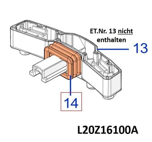 [T2L20Z16100A] TECH Next X2 Stoßsensor Manschette Kit mit Klammern
