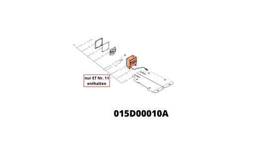 [T2015D00010A] Transmitter Box Vorderseite mit Ladekontakten