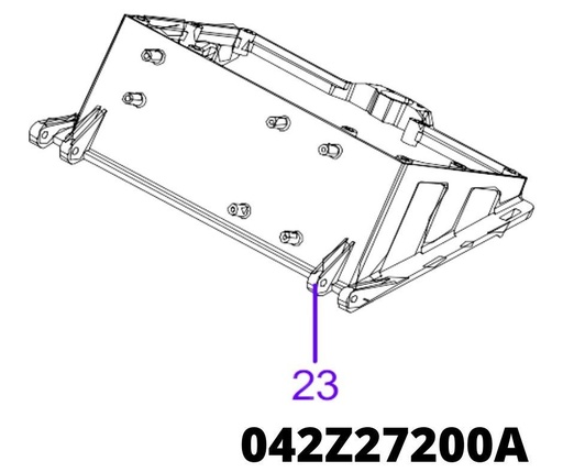 [T2042Z27200A] Mainboard Halterung