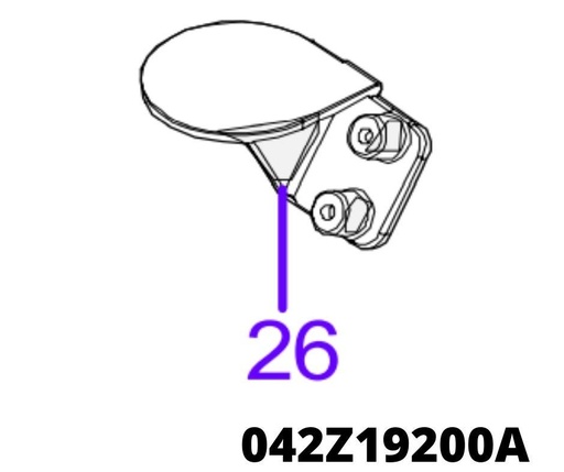 [T2042Z19200A] GPS Antenne Halter