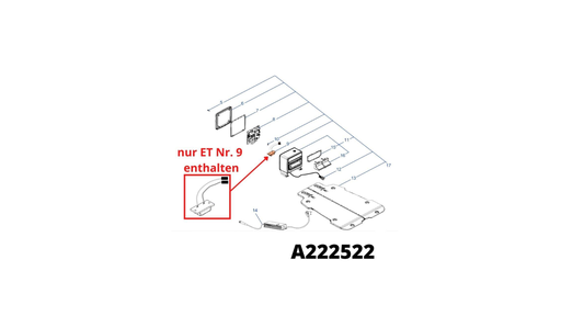 [T2A222522] Transmitter Box Anschluss Panel Signaldraht