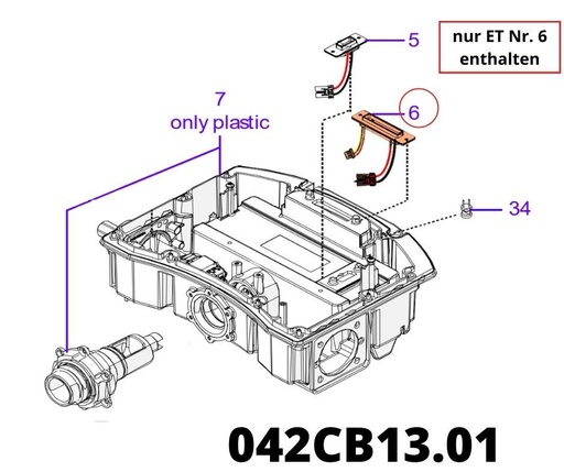 [T2042CB13.01] TECH NEXT BX4 Ladeadapter inkl. Kabel zum Mainboard