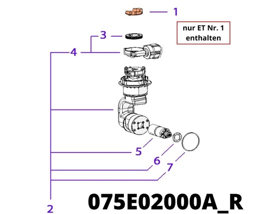[T2075E02000A_R] TECH NEXT Q Antriebsmotor Treiberplatine