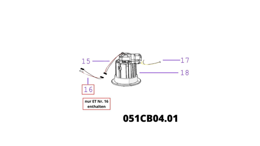 [T2051CB04.01] TECH NEXT Q Mähmotor Kabel Adapter