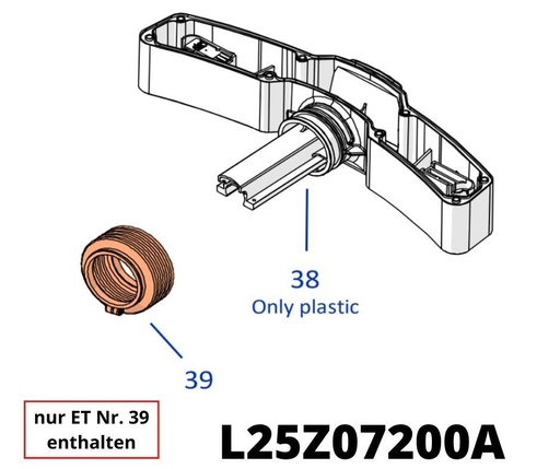 [T2L25Z07200A] TECH NEXT X 2.5 Stoßsensor Manschette Kit mit Klammern