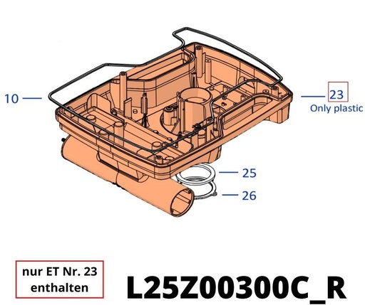 [T2L25Z00300C_R] TECH NEXT X 2.5 Chassis leer