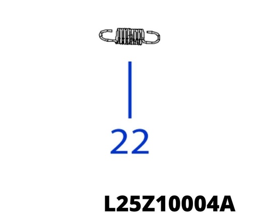 [T2L25Z10004A] TECH NEXT Stoßsensor Feder