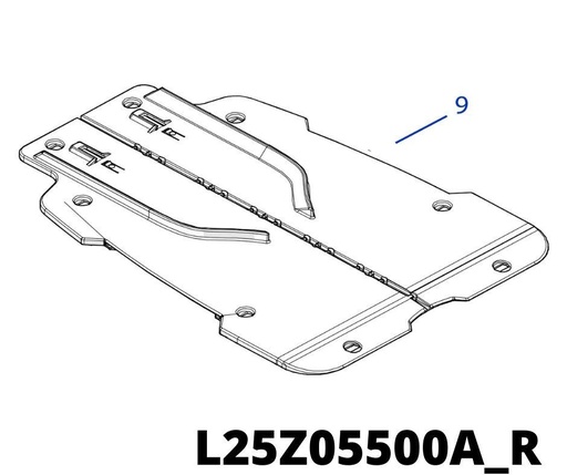 [T2L25Z05500A_R] TECH NEXT X 2.5 Ladestation Bodenplatte